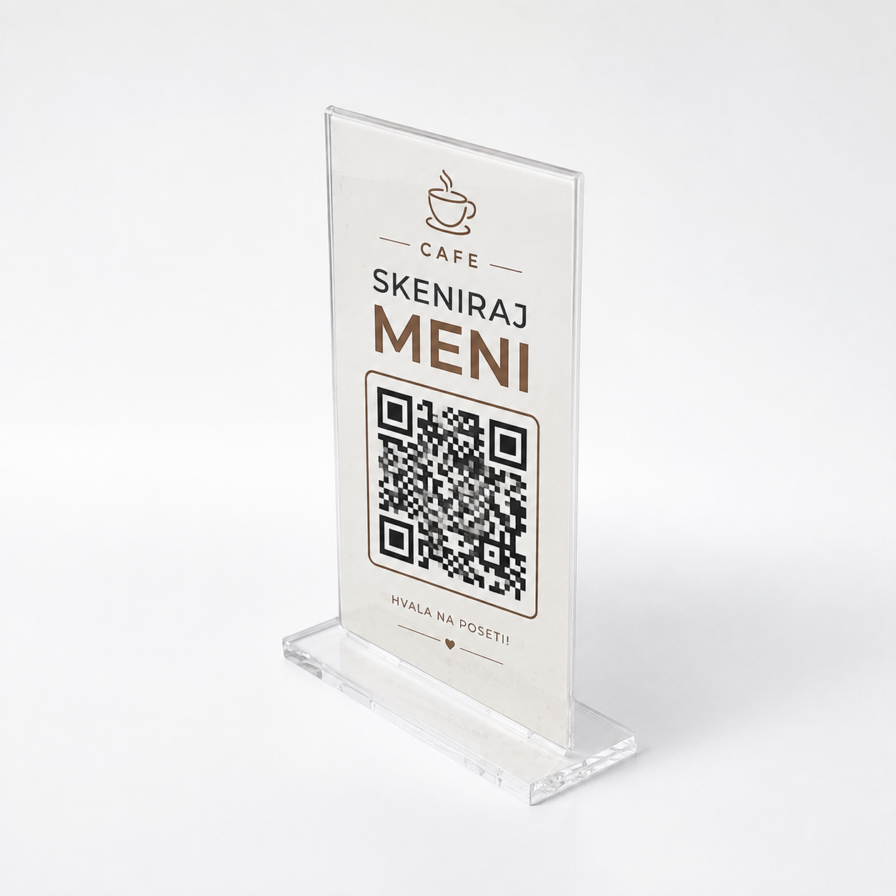 Držač sa QR kodom